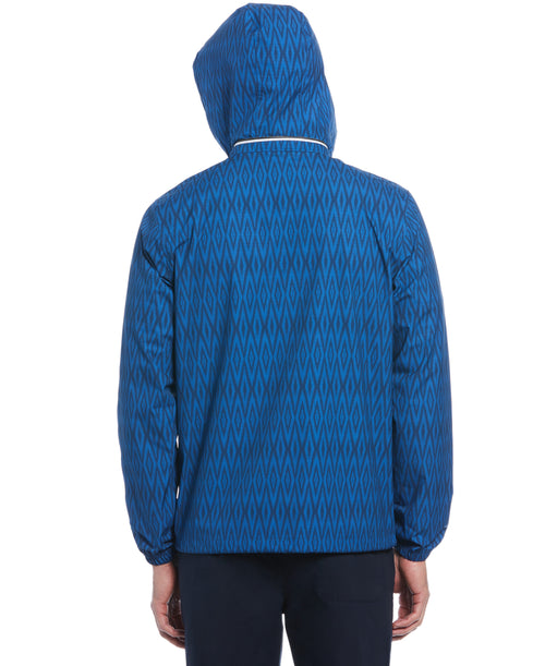 All-Over Diamond Print Ratner Jacket