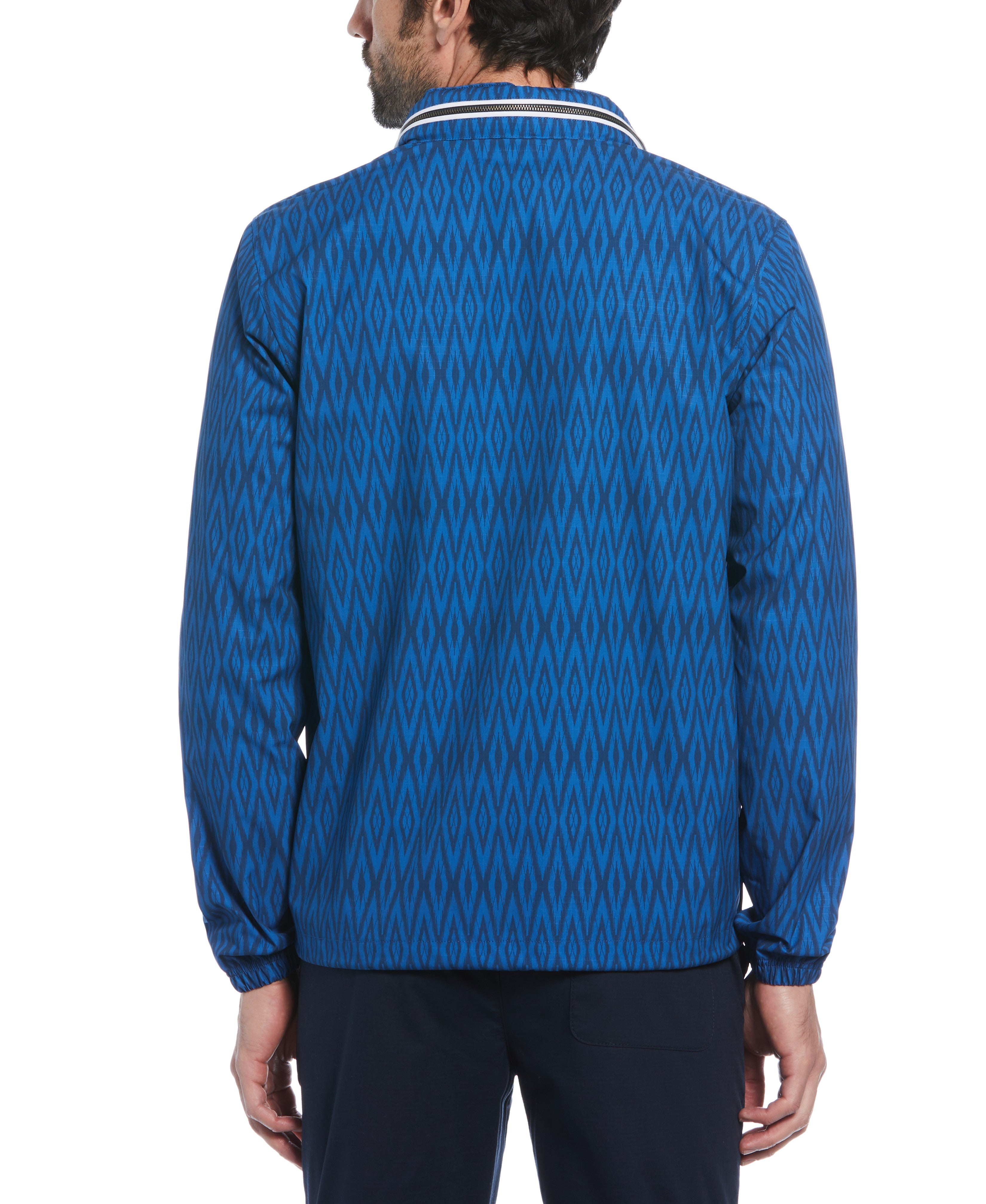 All-Over Diamond Print Ratner Jacket