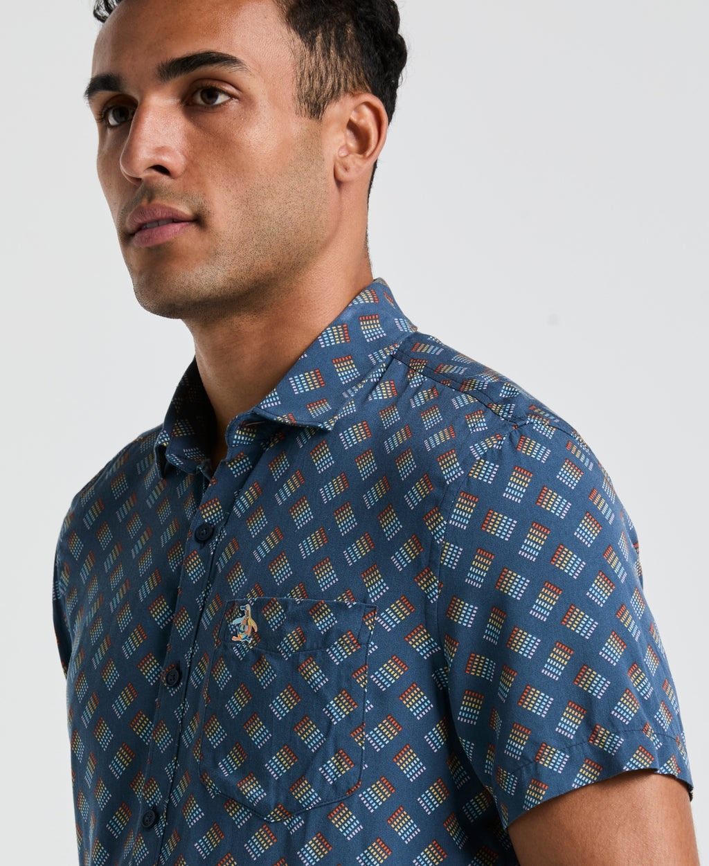 EcoVero™ All-Over Stripe Pride Shirt