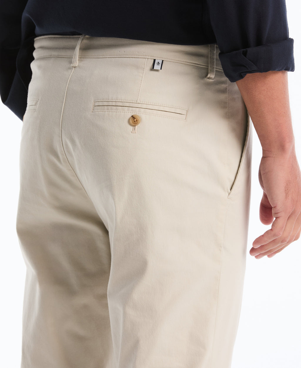 Flat Front Nylon Twill Chino