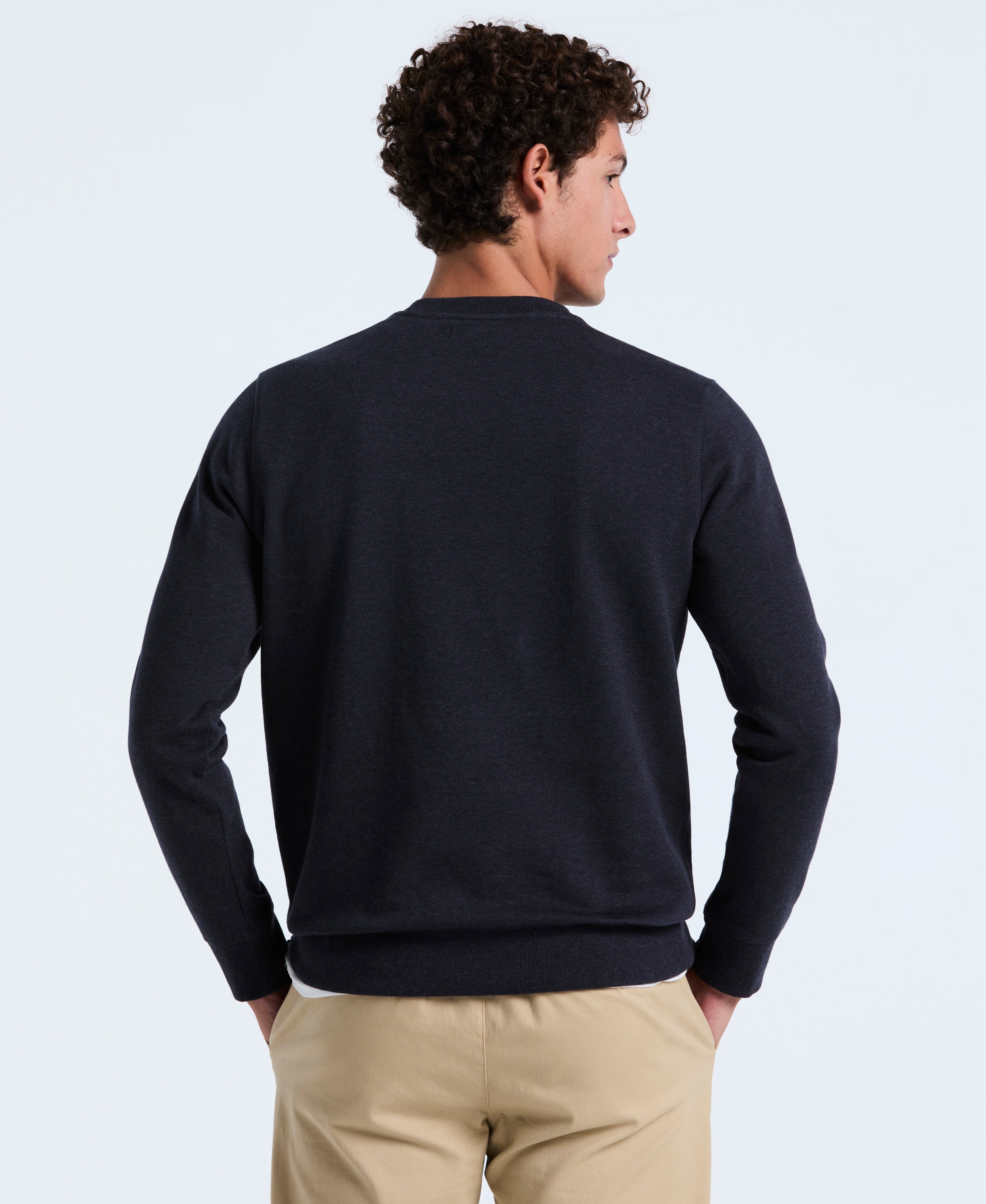 Plaid Logo Fleece Sweatshirt