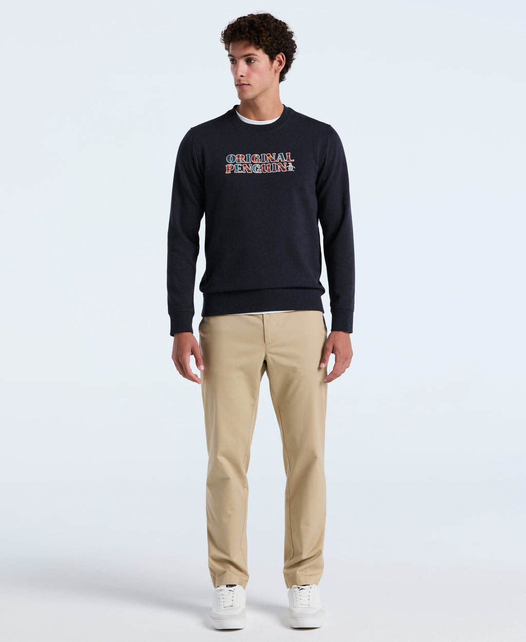 Plaid Logo Fleece Sweatshirt