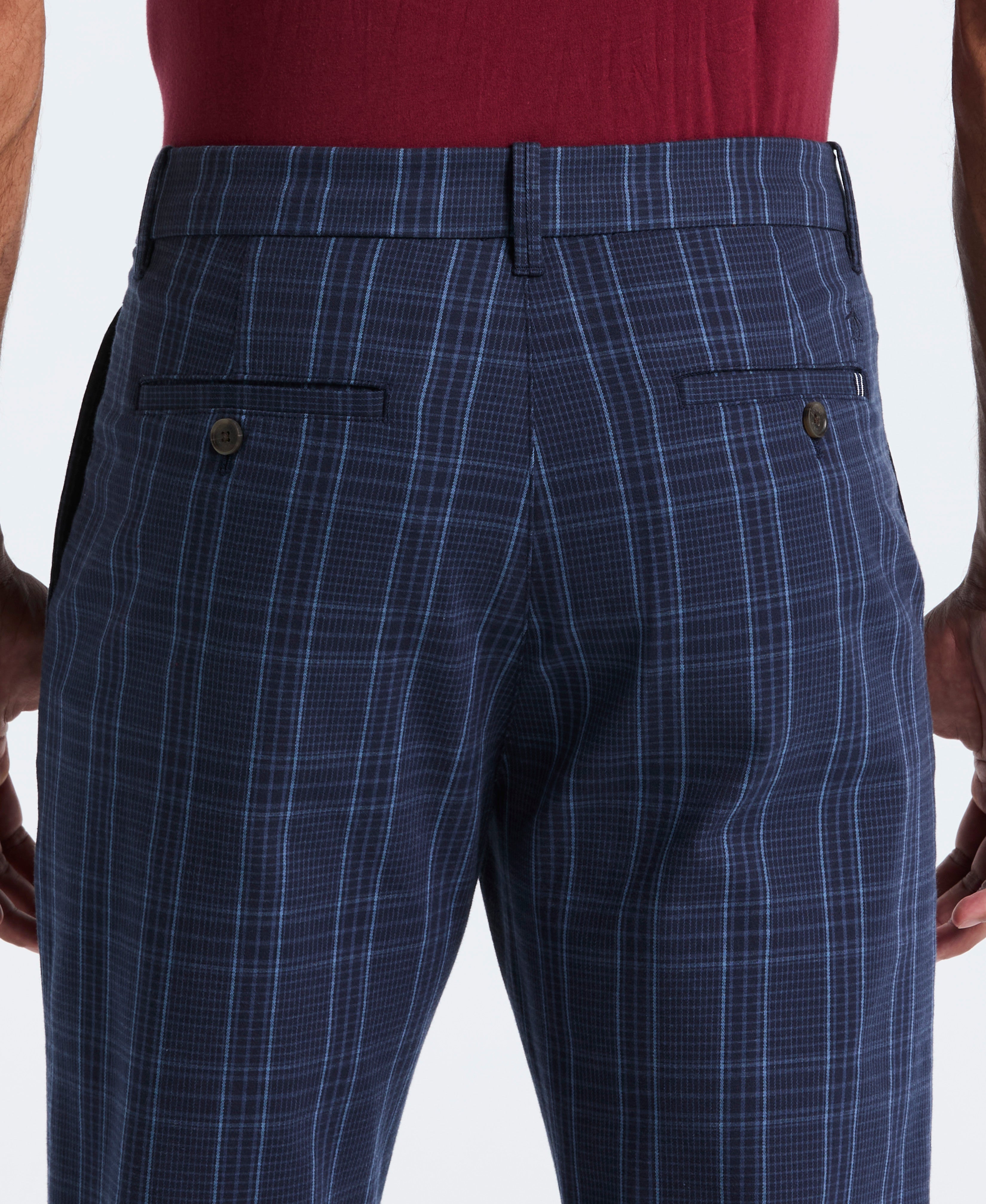 Plaid Twill Chino Pant